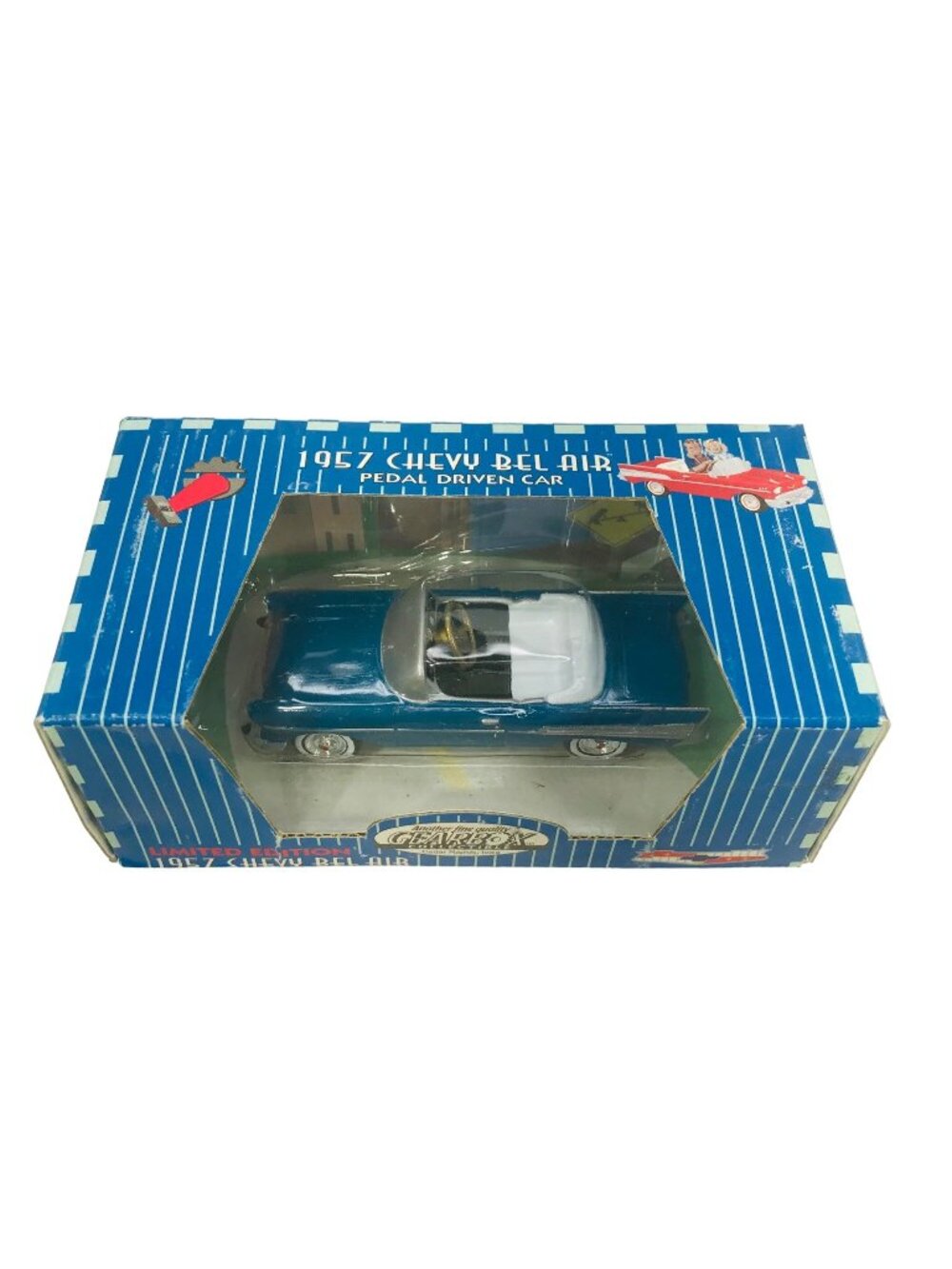 Gearbox 1997 Vintage 1957 Chevy Bel Air Convertible Serial #05361 Pedal Car New